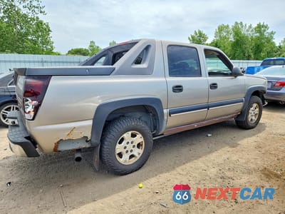 Trzecie zdjęcie samochodu z tyłu: 2003 CHEVROLET AVALANCHE K1500 VIN:3GNEK13T93G265681 - miniatura