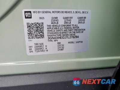 Zdjęcie 13 z 13 samochodu: 2026 CHEVROLET EQUINOX LT VIN:3GNAXHEG1TL278294 - miniatura