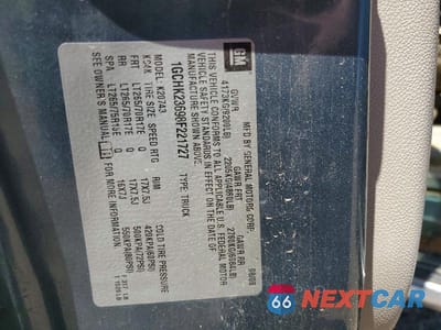 Zdjęcie 12 z 12 samochodu: 2008 CHEVROLET SILVERADO 2500HD VIN:1GCHK23698F221727 - miniatura