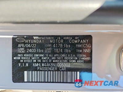 Zdjęcie 12 z 12 samochodu: 2022 HYUNDAI ELANTRA N BASE VIN:KMHLW4AK8NU005302 - miniatura