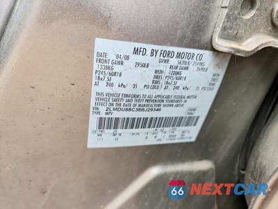 Zdjęcie 12 z 12 samochodu: 2008 LINCOLN MKX VIN:2LMDU88C38BJ29346 - miniatura