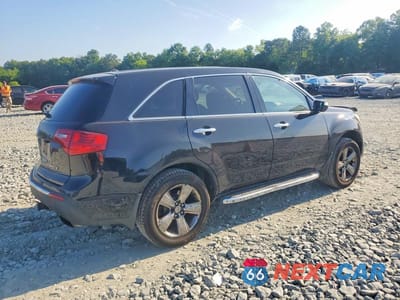 Trzecie zdjęcie samochodu z tyłu: 2012 ACURA MDX TECHNOLOGY VIN:2HNYD2H34CH504319 - miniatura