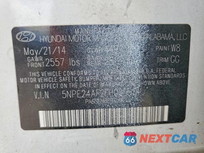 Zdjęcie 12 z 12 samochodu: 2015 HYUNDAI SONATA SE VIN:5NPE24AF2FH005514 - miniatura