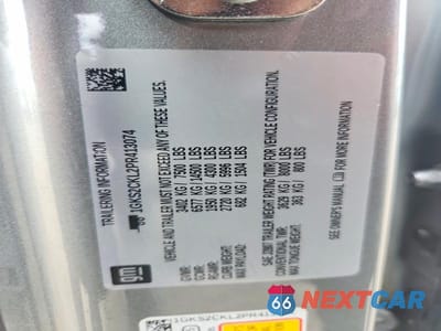 Zdjęcie 12 z 12 samochodu: 2023 GMC YUKON AT4 VIN:1GKS2CKL2PR413074 - miniatura