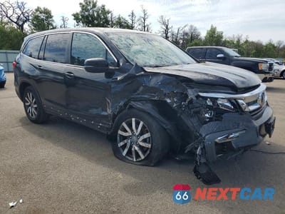 Czwarte zdjęcie samochodu z boku: 2019 HONDA PILOT EXL VIN:5FNYF6H55KB064947 - miniatura