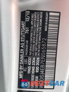 Zdjęcie 12 z 12 samochodu: 2014 MERCEDES-BENZ CLA 250 VIN:WDDSJ4EB7EN065872 - miniatura