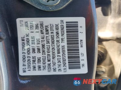 Zdjęcie 12 z 12 samochodu: 2013 HONDA CIVIC LX VIN:2HGFB2F57DH597976 - miniatura