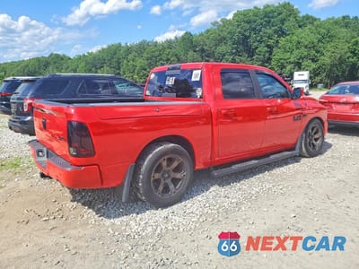 Trzecie zdjęcie samochodu z tyłu: 2016 RAM 1500 SPORT VIN:1C6RR7MT6GS219187 - miniatura