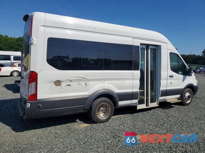 Trzecie zdjęcie samochodu z tyłu: 2019 FORD TRANSIT T-350 HD HANDICA ACCESSIBLE VIN:1FDVU4XM0KKA53794 - miniatura