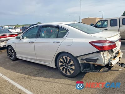 Drugie zdjęcie samochodu z przodu: 2017 HONDA ACCORD TOURING HYBRID VIN:JHMCR6F73HC024859 - miniatura