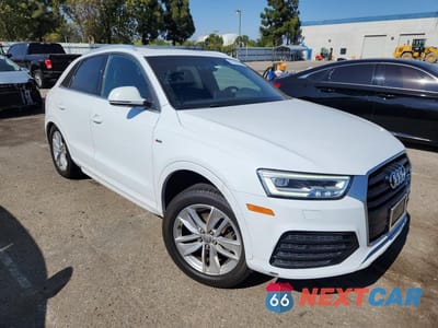 Czwarte zdjęcie samochodu z boku: 2018 AUDI Q3 PREMIUM PLUS VIN:WA1JCCFS1JR032663 - miniatura