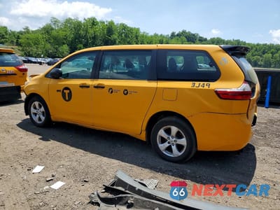 Drugie zdjęcie samochodu z przodu: 2016 TOYOTA SIENNA L 7-PASSENGER VIN:5TDZK3DC6GS700586 - miniatura