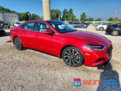Czwarte zdjęcie samochodu z boku: 2021 HYUNDAI SONATA LIMITED VIN:5NPEH4J20MH086828 - miniatura