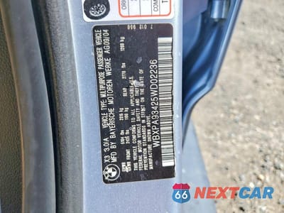 Zdjęcie 12 z 12 samochodu: 2005 BMW X3 3.0I VIN:WBXPA93425WD02236 - miniatura