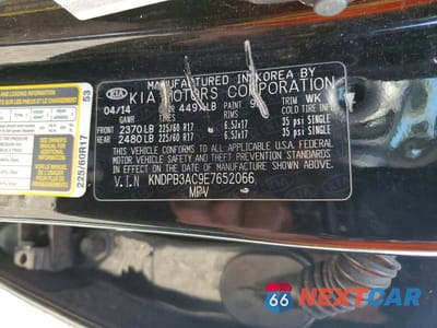 Zdjęcie 14 z 14 samochodu: 2014 KIA SPORTAGE LX VIN:KNDPB3AC9E7652066 - miniatura
