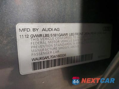 Zdjęcie 12 z 12 samochodu: 2013 AUDI S4 PRESTIGE VIN:WAUKGAFL7DA160336 - miniatura