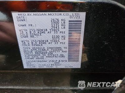 Zdjęcie 13 z 13 samochodu: 2022 NISSAN PATHFINDER SV VIN:5N1DR3BB8NC207499 - miniatura