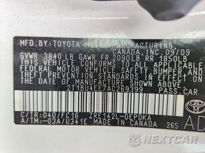 Zdjęcie 12 z 12 samochodu: 2010 TOYOTA COROLLA LE VIN:2T1BU4EE7AC269399 - miniatura