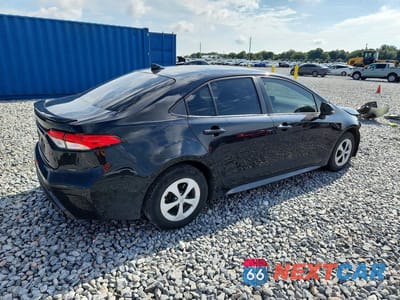 Trzecie zdjęcie samochodu z tyłu: 2020 TOYOTA COROLLA SE VIN:JTDS4RCE4LJ017875 - miniatura