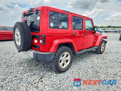 Trzecie zdjęcie samochodu z tyłu: 2015 JEEP WRANGLER UNLIMITED SAHARA VIN:1C4BJWEGXFL527971 - miniatura