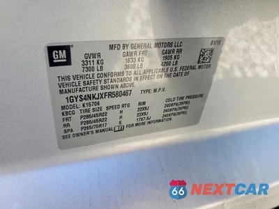 Zdjęcie 13 z 13 samochodu: 2015 CADILLAC ESCALADE PREMIUM VIN:1GYS4NKJXFR580467 - miniatura
