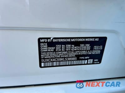 Zdjęcie 10 z 13 samochodu: 2019 BMW X7 XDRIVE50I VIN:5UXCX4C59KLS38985 - miniatura