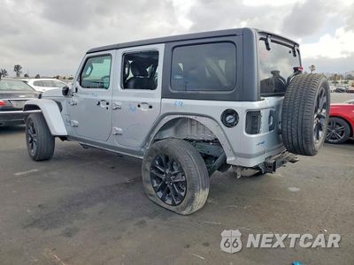 Drugie zdjęcie samochodu z przodu: 2023 JEEP WRANGLER SAHARA 4XE VIN:1C4JJXP60PW691140 - miniatura