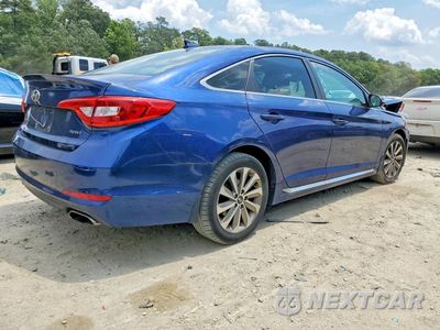 Trzecie zdjęcie samochodu z tyłu: 2015 HYUNDAI SONATA VIN:5NPE34AF8FH185742 - miniatura