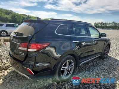 Trzecie zdjęcie samochodu z tyłu: 2017 HYUNDAI SANTA FE LIMITED ULTIMATE VIN:KM8SRDHF1HU172651 - miniatura