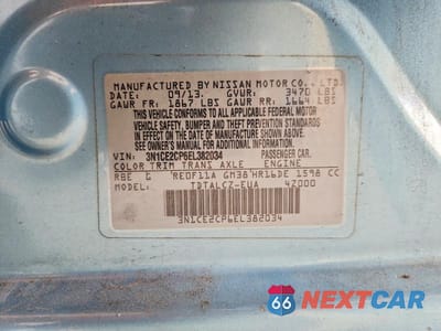 Zdjęcie 13 z 13 samochodu: 2014 NISSAN VERSA NOTE S PLUS VIN:3N1CE2CP6EL382034 - miniatura
