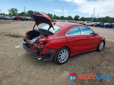 Trzecie zdjęcie samochodu z tyłu: 2014 MERCEDES-BENZ CLA 250 4MATIC VIN:WDDSJ4GB7EN148375 - miniatura