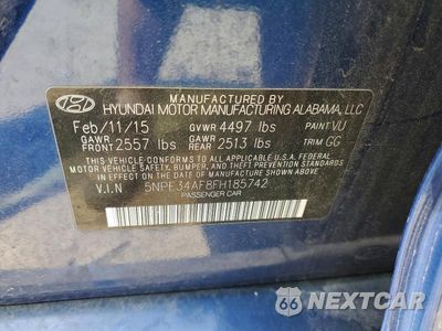 Zdjęcie 12 z 12 samochodu: 2015 HYUNDAI SONATA VIN:5NPE34AF8FH185742 - miniatura