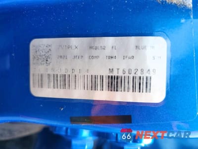 Zdjęcie 12 z 12 samochodu: 2021 JEEP COMPASS TRAILHAWK VIN:3C4NJDDB4MT602849 - miniatura
