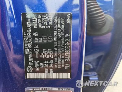 Zdjęcie 14 z 14 samochodu: 2024 HYUNDAI TUCSON SEL VIN:5NMJB3DE0RH361716 - miniatura