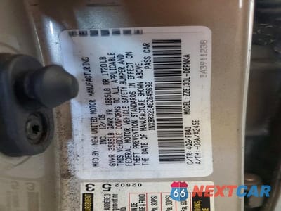 Zdjęcie 12 z 12 samochodu: 2006 TOYOTA COROLLA LE VIN:1NXBR32E46Z645692 - miniatura