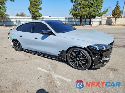 Czwarte zdjęcie samochodu z boku: 2025 BMW I4 M50 VIN:WBY33HD08SFV98608 - miniatura