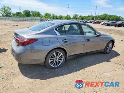 Trzecie zdjęcie samochodu z tyłu: 2020 INFINITI Q50 3.0T LUXE VIN:JN1EV7AR4LM253707 - miniatura