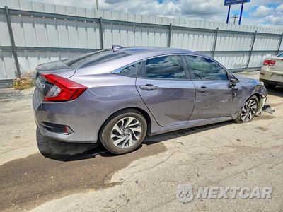 Trzecie zdjęcie samochodu z tyłu: 2017 HONDA CIVIC EX VIN:19XFC2F73HE070533 - miniatura