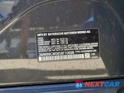 Zdjęcie 12 z 12 samochodu: 2025 BMW 330XI VIN:3MW89CW08S8F10698 - miniatura