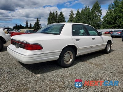 Trzecie zdjęcie samochodu z tyłu: 1997 MERCURY GRAND MARQUIS LS VIN:2MELM75W1VX741658 - miniatura