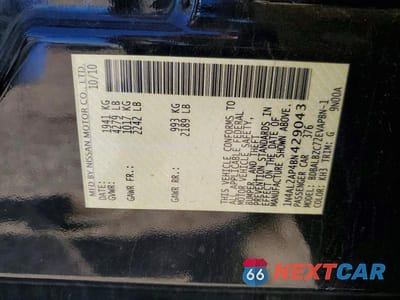 Zdjęcie 12 z 12 samochodu: 2011 NISSAN ALTIMA 2.5 VIN:1N4AL2AP4BN429043 - miniatura