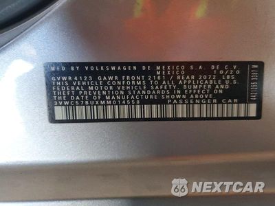 Zdjęcie 12 z 12 samochodu: 2021 VOLKSWAGEN JETTA S VIN:3VWC57BUXMM014558 - miniatura