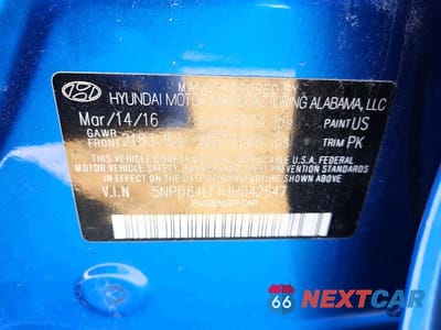 Zdjęcie 12 z 12 samochodu: 2017 HYUNDAI ELANTRA SE VIN:5NPD84LF1HH042547 - miniatura