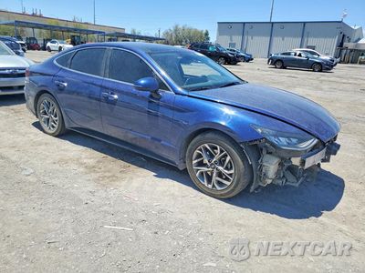 Czwarte zdjęcie samochodu z boku: 2021 HYUNDAI SONATA SEL VIN:5NPEF4JAXMH083951 - miniatura