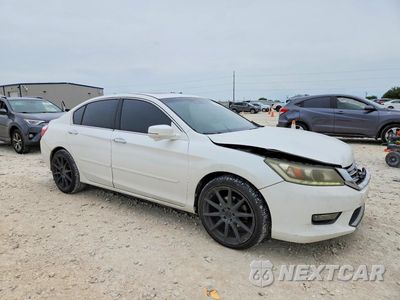 Czwarte zdjęcie samochodu z boku: 2014 HONDA ACCORD EXL VIN:1HGCR3F89EA008313 - miniatura