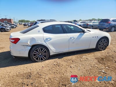 Trzecie zdjęcie samochodu z tyłu: 2017 MASERATI GHIBLI S VIN:ZAM57RTA3H1237139 - miniatura