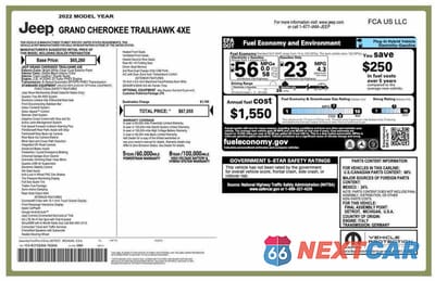 Zdjęcie 12 z 13 samochodu: 2022 JEEP GRAND CHEROKEE TRAILHAWK 4XE VIN:1C4RJYC62N8762046 - miniatura