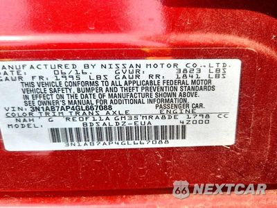 Zdjęcie 13 z 13 samochodu: 2016 NISSAN SENTRA VIN:3N1AB7AP4GL667088 - miniatura
