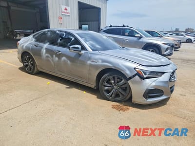 Czwarte zdjęcie samochodu z boku: 2021 ACURA TLX TECH A VIN:19UUB5F55MA000332 - miniatura