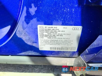Zdjęcie 13 z 13 samochodu: 2023 AUDI SQ5 PRESTIGE VIN:WA1C4AFY2P2036060 - miniatura